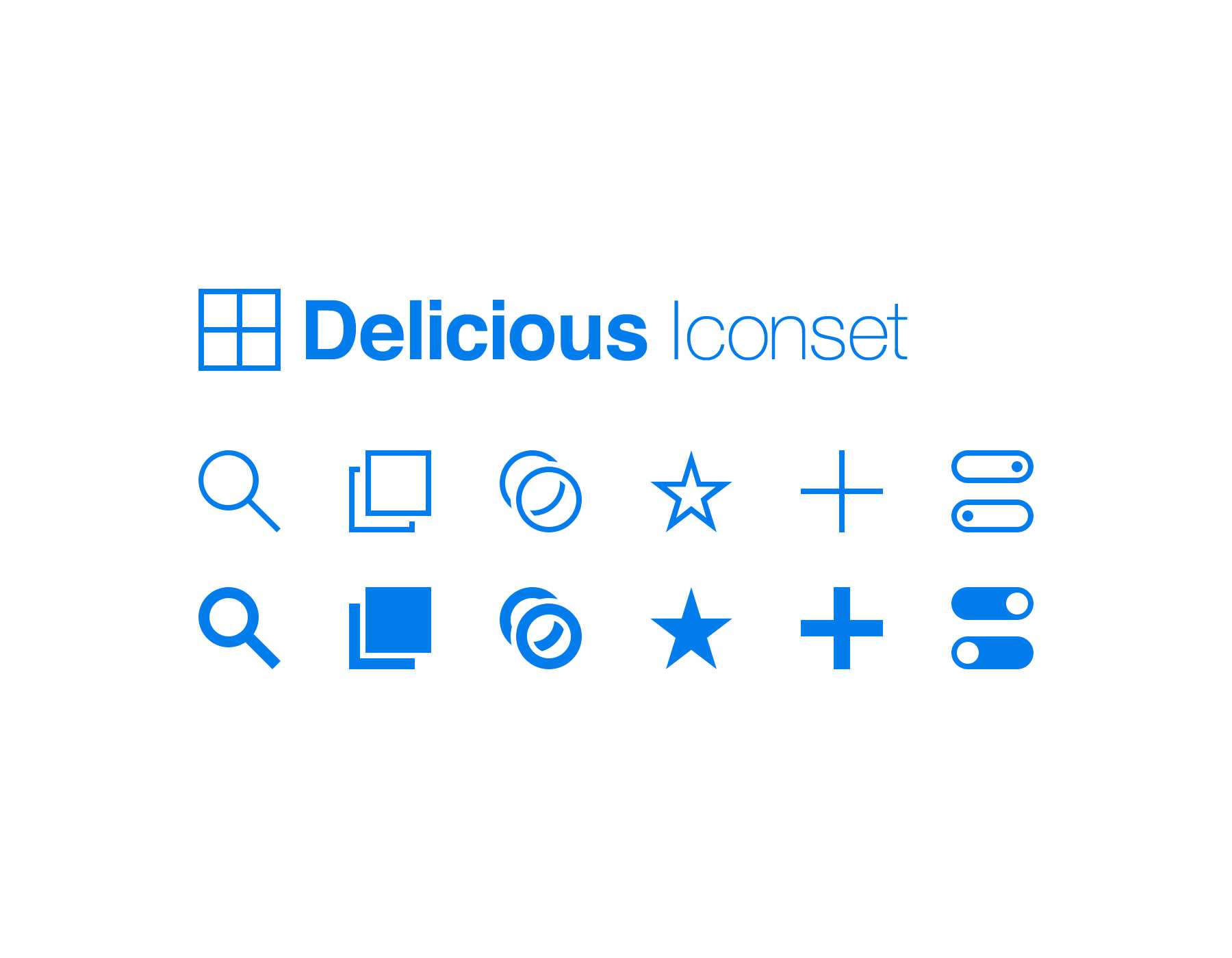 Delicious Iconset